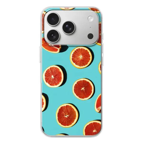 Чехол с принтом «Грейпфрут» для iPhone 17 Pro