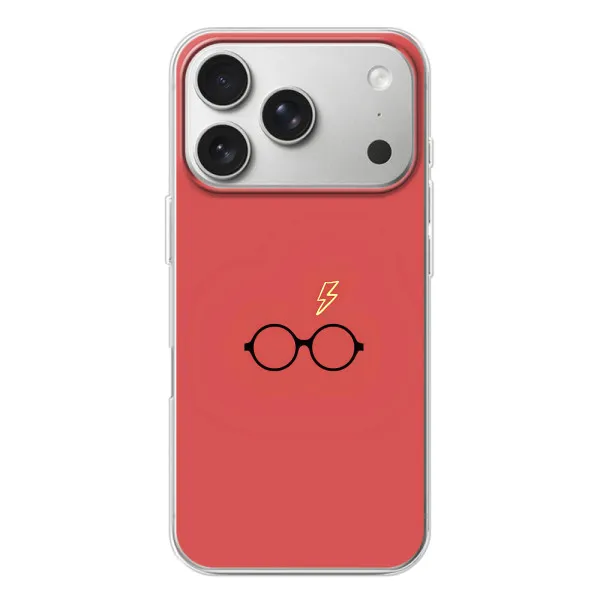 Чехол с принтом «шрам и очки» для iPhone 17 Pro Чехол с принтом «шрам и очки» для iPhone 17 Pro