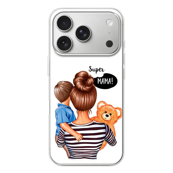 Чохол з принтом «Мама з синочком» для iPhone 17 Pro