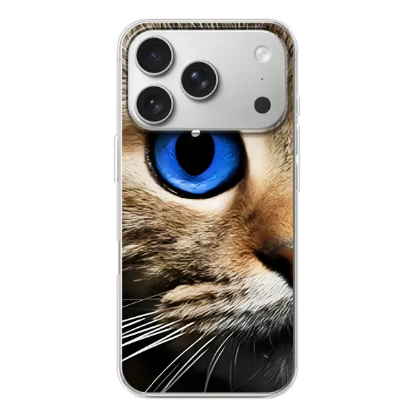 Чохол з принтом «Око кота» для iPhone 17 Pro