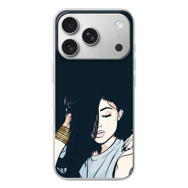 Чехол с принтом «Красивая девочка» для iPhone 17 Pro