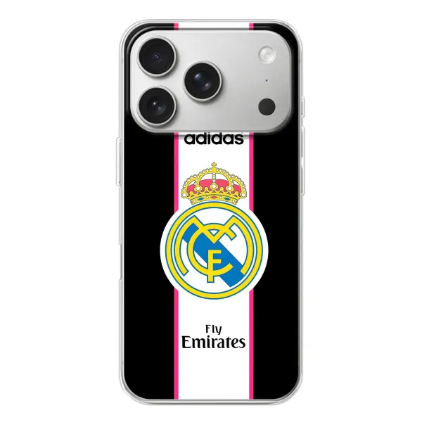 Чехол с принтом «Лого Real Madrid» для iPhone 17 Pro