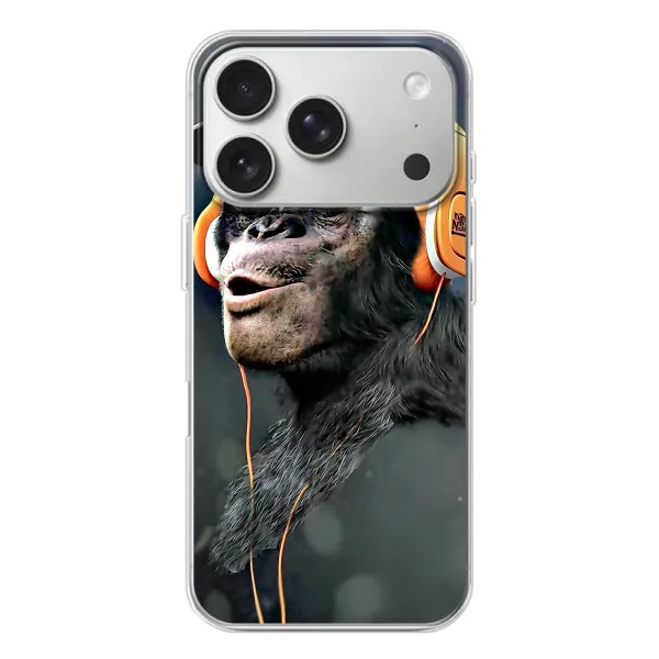 Чохол з принтом «В навушниках» для iPhone 17 Pro