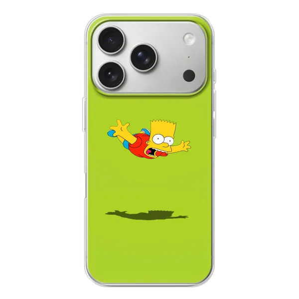 Чохол з принтом «Барт Сімпсон» для iPhone 17 Pro