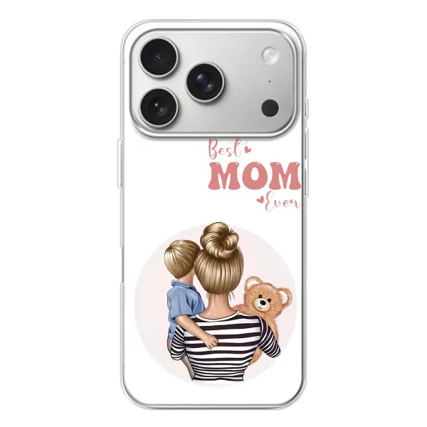 Чохол з принтом «Мама і син» для iPhone 17 Pro