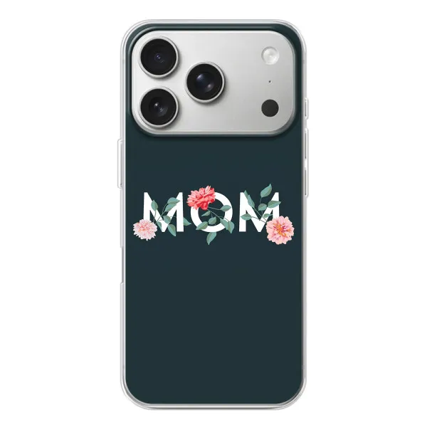 Чохол з принтом «Mom дизайн» для iPhone 17 Pro