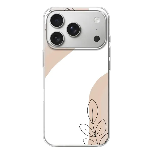 Чохол з принтом «Нюдова гілочка абстракція» для iPhone 17 Pro Чохол з принтом «Нюдова гілочка абстракція» для iPhone 17 Pro