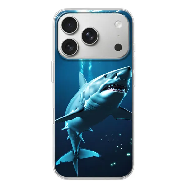 Чохол з принтом «Акула під водою» для iPhone 17 Pro