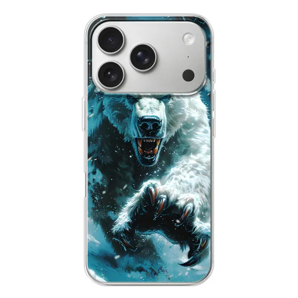 Чохол з принтом «Полярний ведмідь» для iPhone 17 Pro
