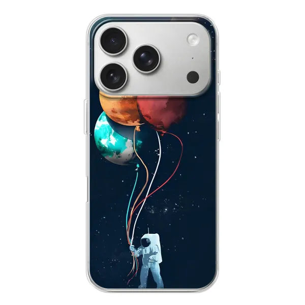 Чохол з принтом «Планети кульки» для iPhone 17 Pro