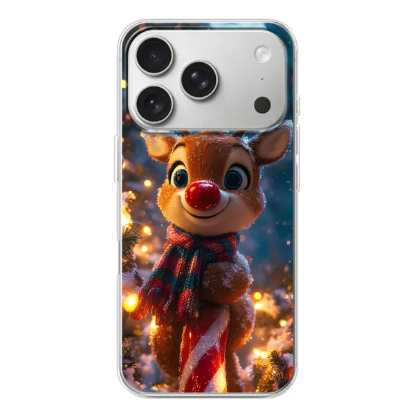Чехол с принтом «Олень с шарфом» для iPhone 17 Pro Чехол с принтом «Олень с шарфом» для iPhone 17 Pro