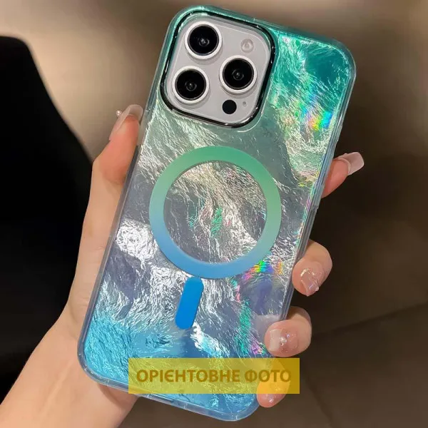 Чохол TPU Shiny Mountain Magnetic Fit для Apple iPhone 17 (6.3") — Зелений — фото 2