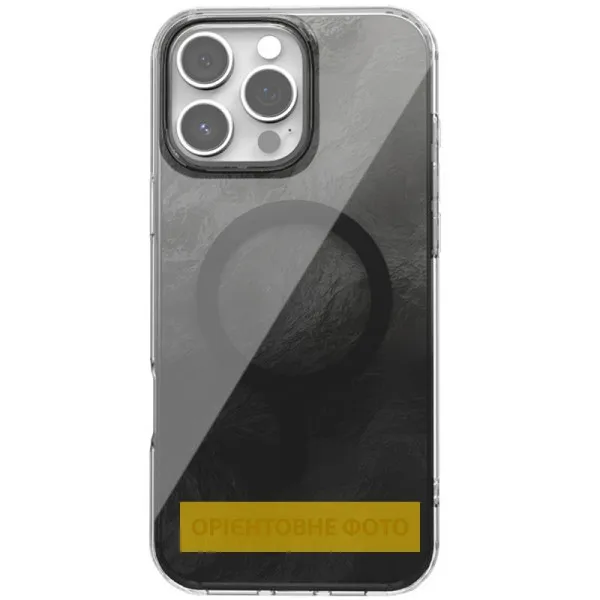 Чохол TPU Shiny Mountain Magnetic Fit для Apple iPhone 17 (6.3") — Чорний — фото 1