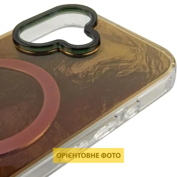 Чохол TPU Shiny Mountain Magnetic Fit для Apple iPhone 17 (6.3") — Коричневий — фото 4