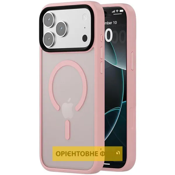 Чохол Ummi Colorful with Magnetic Fit для Apple iPhone 17 (6.3") — Рожевий