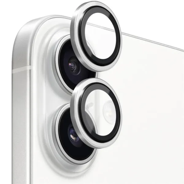 Захисне скло BlueO Metal на камеру для Apple iPhone 17 (6.3") — Срібний — фото 1