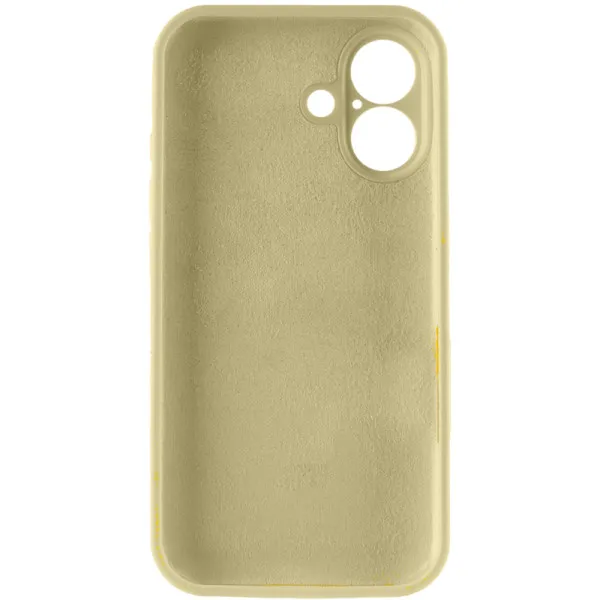 Чехол Silk Full Camera Protective (AA) NO LOGO для Apple iPhone 17 (6.3") — Желтый — фото 3 Чехол Silk Full Camera Protective (AA) NO LOGO для Apple iPhone 17 (6.3") — Желтый — фото 3