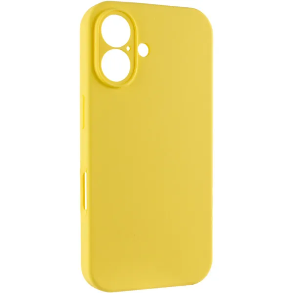 Чехол Silk Full Camera Protective (AA) NO LOGO для Apple iPhone 17 (6.3") — Желтый — фото 5 Чехол Silk Full Camera Protective (AA) NO LOGO для Apple iPhone 17 (6.3") — Желтый — фото 5