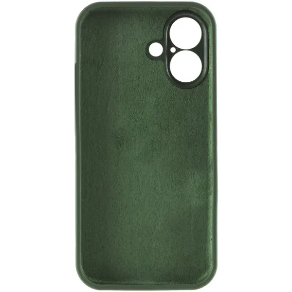 Чехол Silk Full Camera Protective (AA) NO LOGO для Apple iPhone 17 (6.3") — Зеленый — фото 3 Чехол Silk Full Camera Protective (AA) NO LOGO для Apple iPhone 17 (6.3") — Зеленый — фото 3