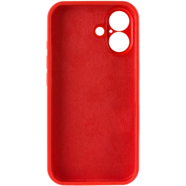 Чехол Silk Full Camera Protective (AA) NO LOGO для Apple iPhone 17 (6.3") — Красный — фото 3 Чехол Silk Full Camera Protective (AA) NO LOGO для Apple iPhone 17 (6.3") — Красный — фото 3