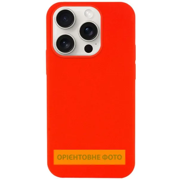 Чехол Silk (AA) NO LOGO with Magnetic Fit для Apple iPhone 17 (6.3") — Красный Чехол Silk (AA) NO LOGO with Magnetic Fit для Apple iPhone 17 (6.3") — Красный