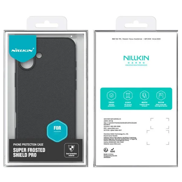 Чохол Nillkin Matte Pro для Apple iPhone 17 (6.3") — Чорний — фото 5