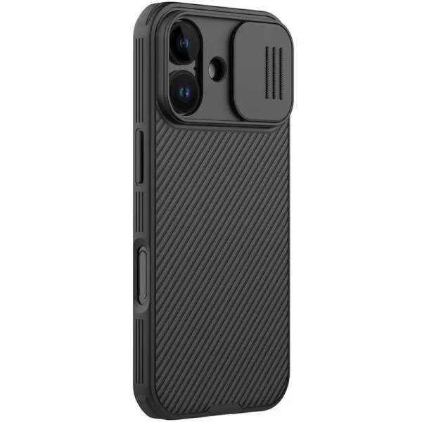 Карбонова накладка Nillkin CamShield Pro для Apple iPhone 17 (6.3") — Чорний — фото 1