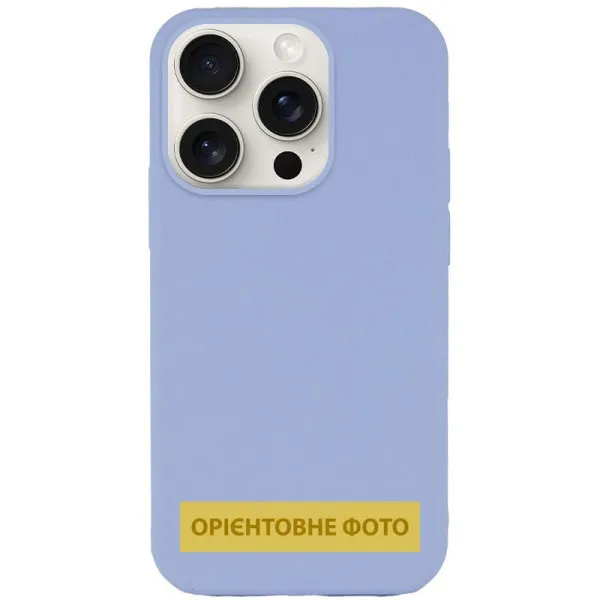 Чехол Silk Full Protective (AA) NO LOGO для Apple iPhone 17 (6.3") — Голубой — фото 2