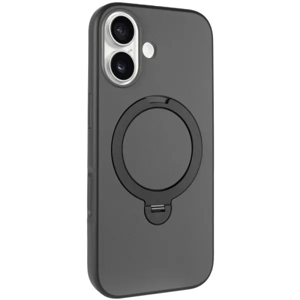 Чохол Ummi Colorful with Magnetic Fit HQ Ring для Apple iPhone 17 (6.3") — Чорний — фото 1