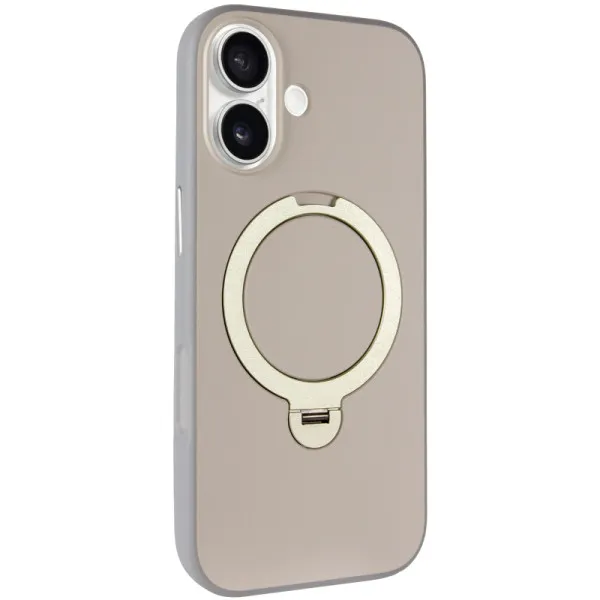 Чохол Ummi Colorful with Magnetic Fit HQ Ring для Apple iPhone 17 (6.3") — Сірий — фото 1