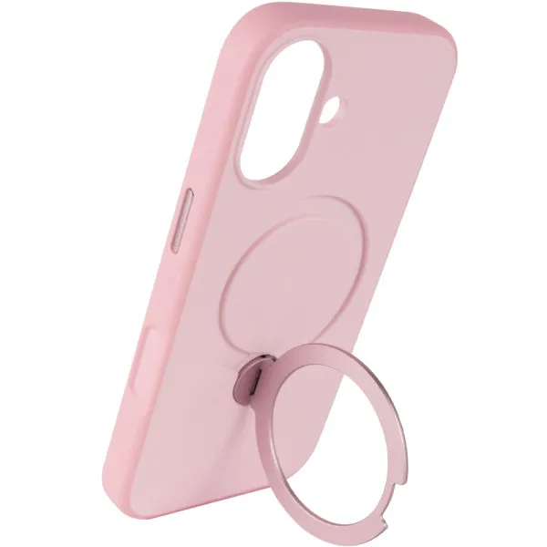 Чохол Ummi Colorful with Magnetic Fit HQ Ring для Apple iPhone 17 (6.3") — Рожевий — фото 4