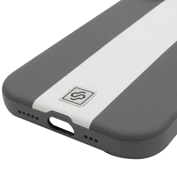 Шкіряний чохол Rally with MagSafe для Apple iPhone 17 (6.3") — Сірий — фото 5