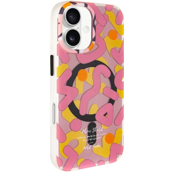 TPU чохол Pastel Chaos with Magnetic Fit для Apple iPhone 17 (6.3") — Рожевий — фото 1