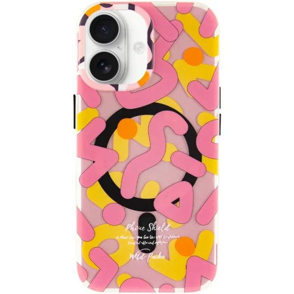 TPU чохол Pastel Chaos with Magnetic Fit для Apple iPhone 17 (6.3") — Рожевий — фото 2