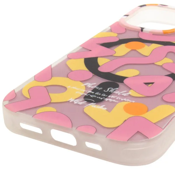 TPU чохол Pastel Chaos with Magnetic Fit для Apple iPhone 17 (6.3") — Рожевий — фото 5