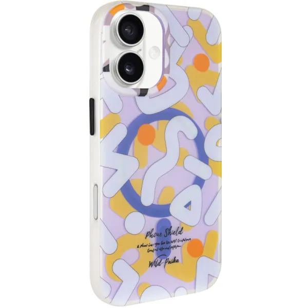 TPU чохол Pastel Chaos with Magnetic Fit для Apple iPhone 17 (6.3") — Білий — фото 1