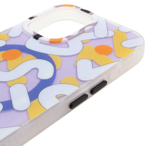TPU чохол Pastel Chaos with Magnetic Fit для Apple iPhone 17 (6.3") — Білий — фото 4