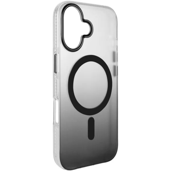 Чехол TPU+PC Phantom with Magnetic Fit для Apple iPhone 17 (6.3") — Черный — фото 1