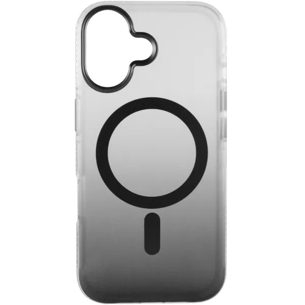Чехол TPU+PC Phantom with Magnetic Fit для Apple iPhone 17 (6.3") — Черный — фото 2