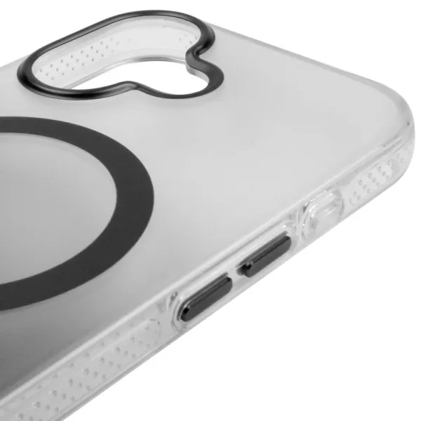 Чехол TPU+PC Phantom with Magnetic Fit для Apple iPhone 17 (6.3") — Черный — фото 4