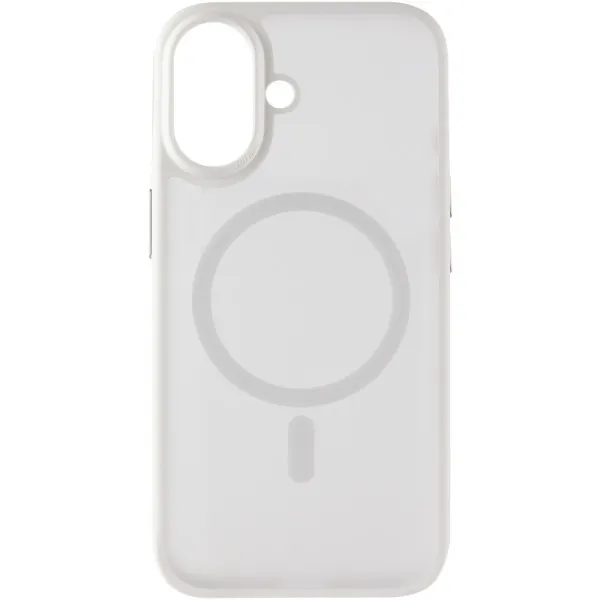 TPU+PC чохол Blueo Skin Friendly Frosted with Magnetic Fit для Apple iPhone 17 (6.3") — Білий — фото 3