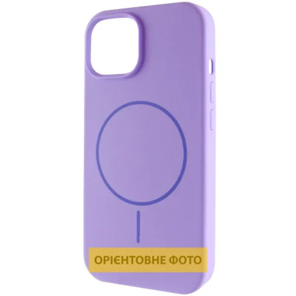 Чехол Silk Full Protective (AA) NO LOGO with Magnetic Fit для Apple iPhone 17 (6.3") — Сиреневый — фото 1