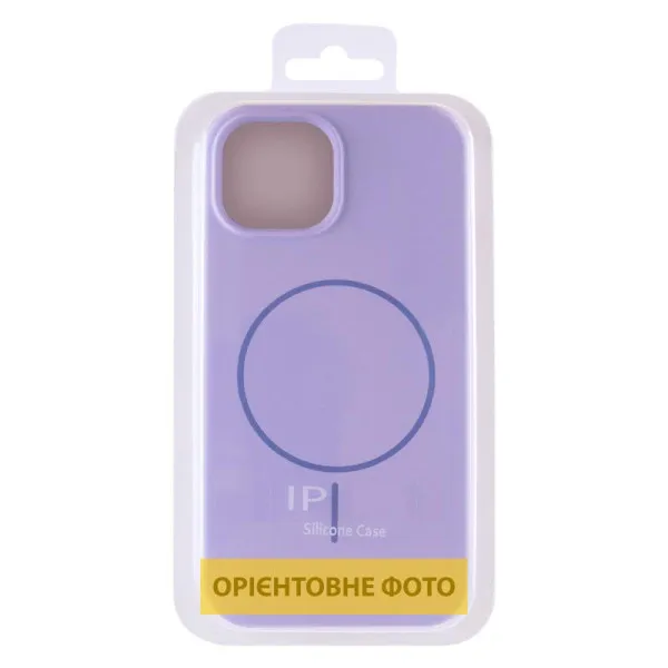 Чехол Silk Full Protective (AA) NO LOGO with Magnetic Fit для Apple iPhone 17 (6.3") — Сиреневый — фото 3