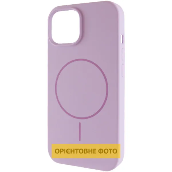 Чехол Silk Full Protective (AA) NO LOGO with Magnetic Fit для Apple iPhone 17 (6.3") — Сиреневый — фото 4