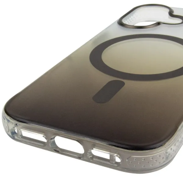 Чехол TPU+PC Phantom with Magnetic Fit для Apple iPhone 17 (6.3") — Серый — фото 5