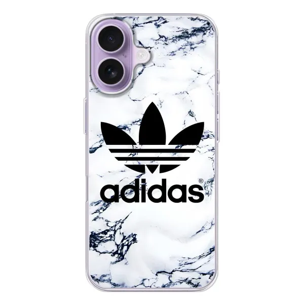 Чехол с принтом «Адидас на мраморе» для iPhone 17