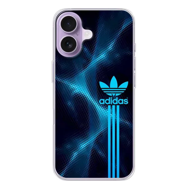 Чехол с принтом «Синий Адидас» для iPhone 17