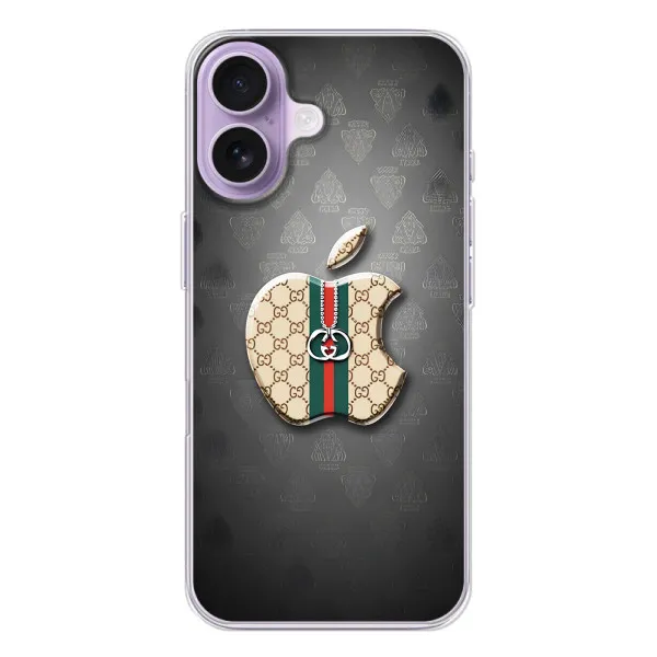 Чехол с принтом «Apple gucci» для iPhone 17