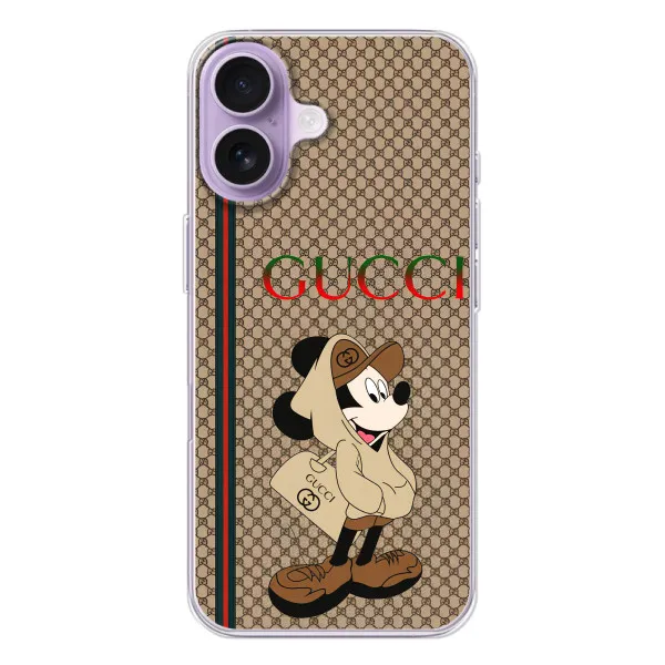 Чехол с принтом «Mickey GUCCI» для iPhone 17