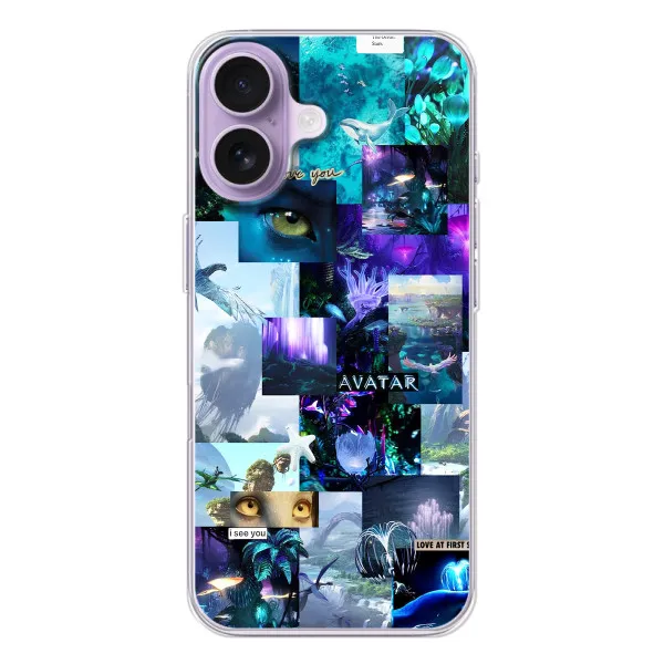Чехол с принтом «коллаж Аватар» для iPhone 17